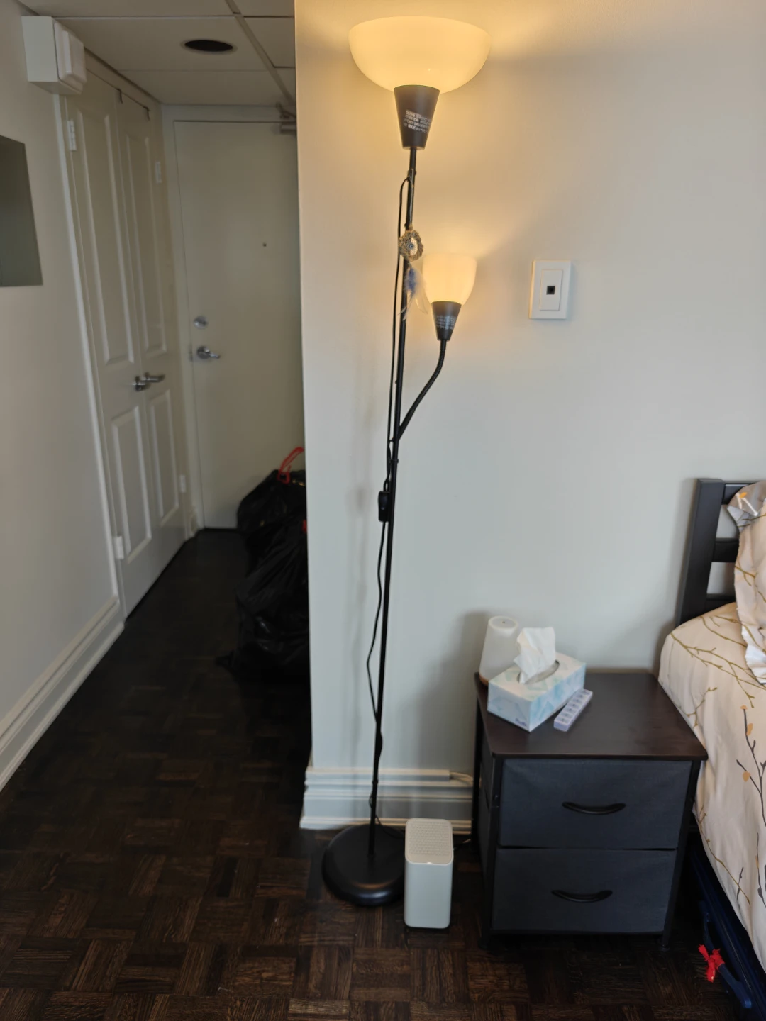 Black Mother-Daughter Floor Lamp