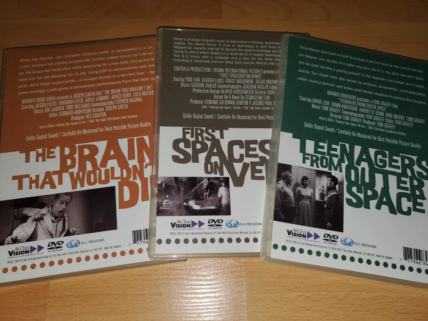 Set of 6 Classic Sci-Fi Horror Collector's Edition DVDs - photo 4