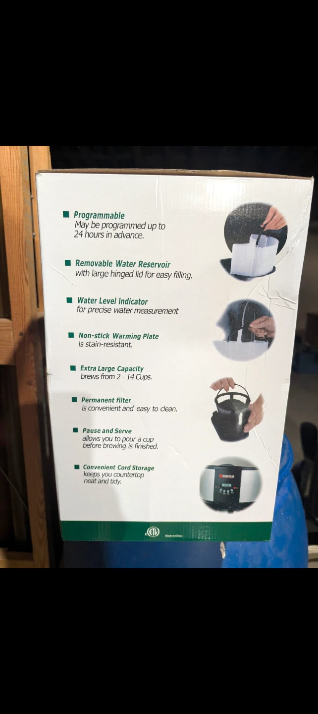 Newfast 14-Cup Digital Coffee Maker – New in Box - photo 2