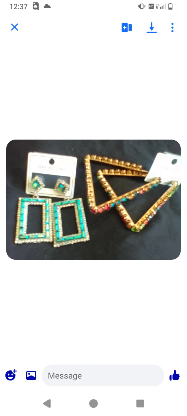 Two Pairs of Fashion Earrings