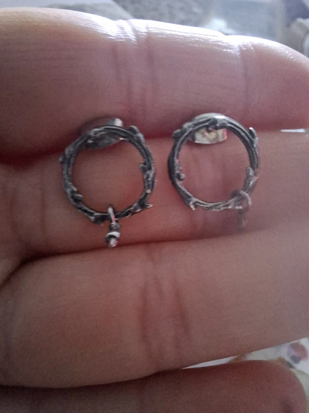 Sterling Silver 925 Silvestre Infinity Thorn Branch Studs - photo 4
