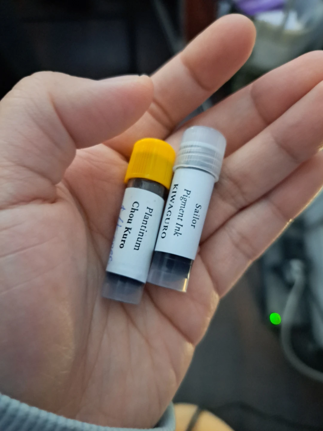Fountain ink samples (FREE- READ DESCRIPTION)
