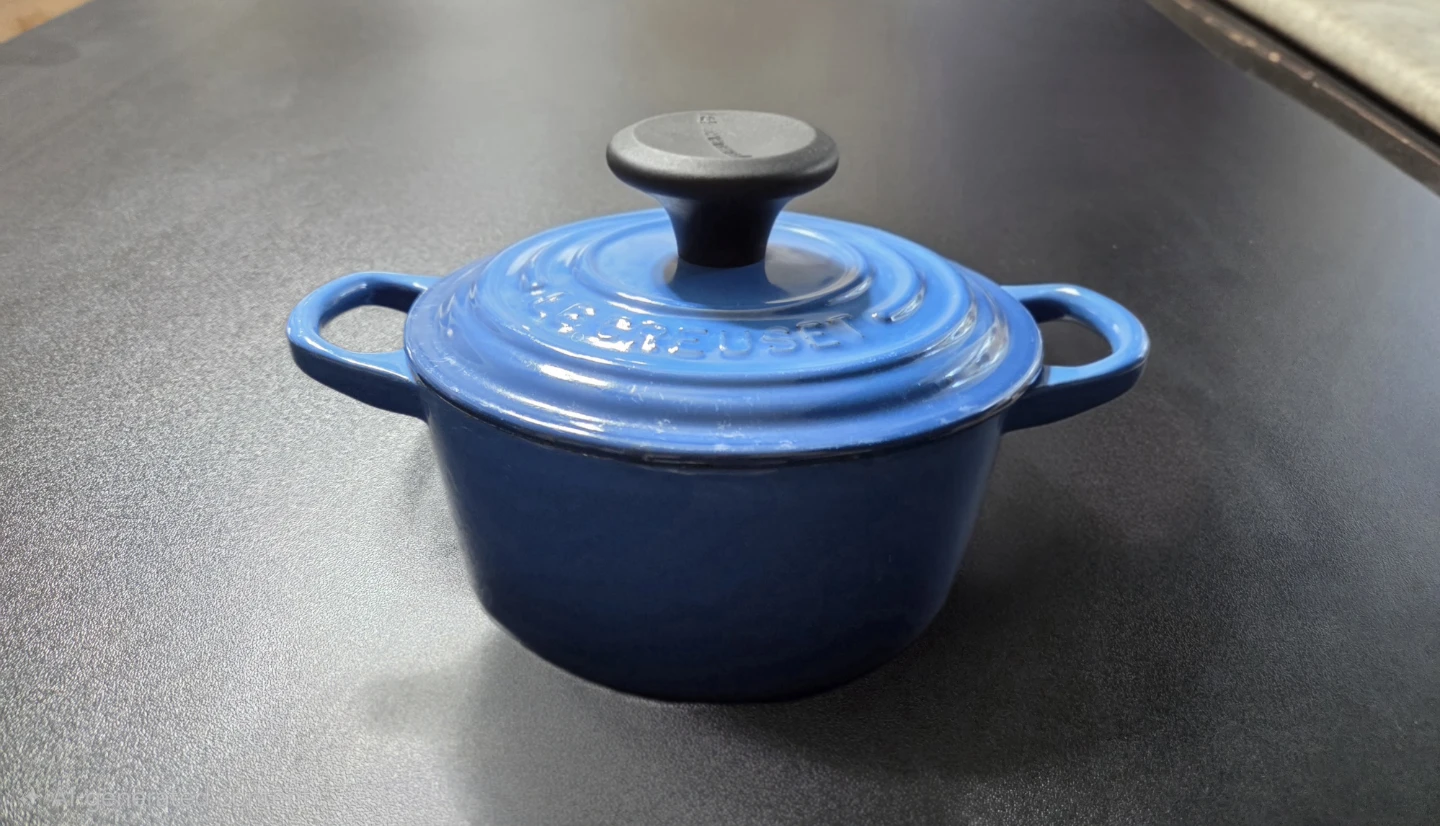 Le Creuset Enameled Cast Iron Mini Cocotte 14cm Blue