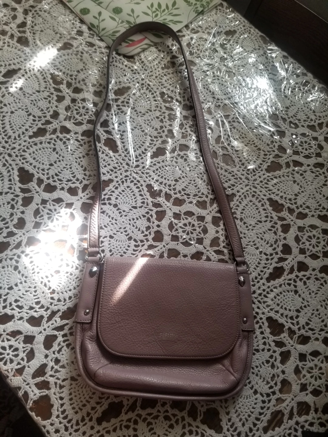 Perlina New York Leather Crossbody Bag