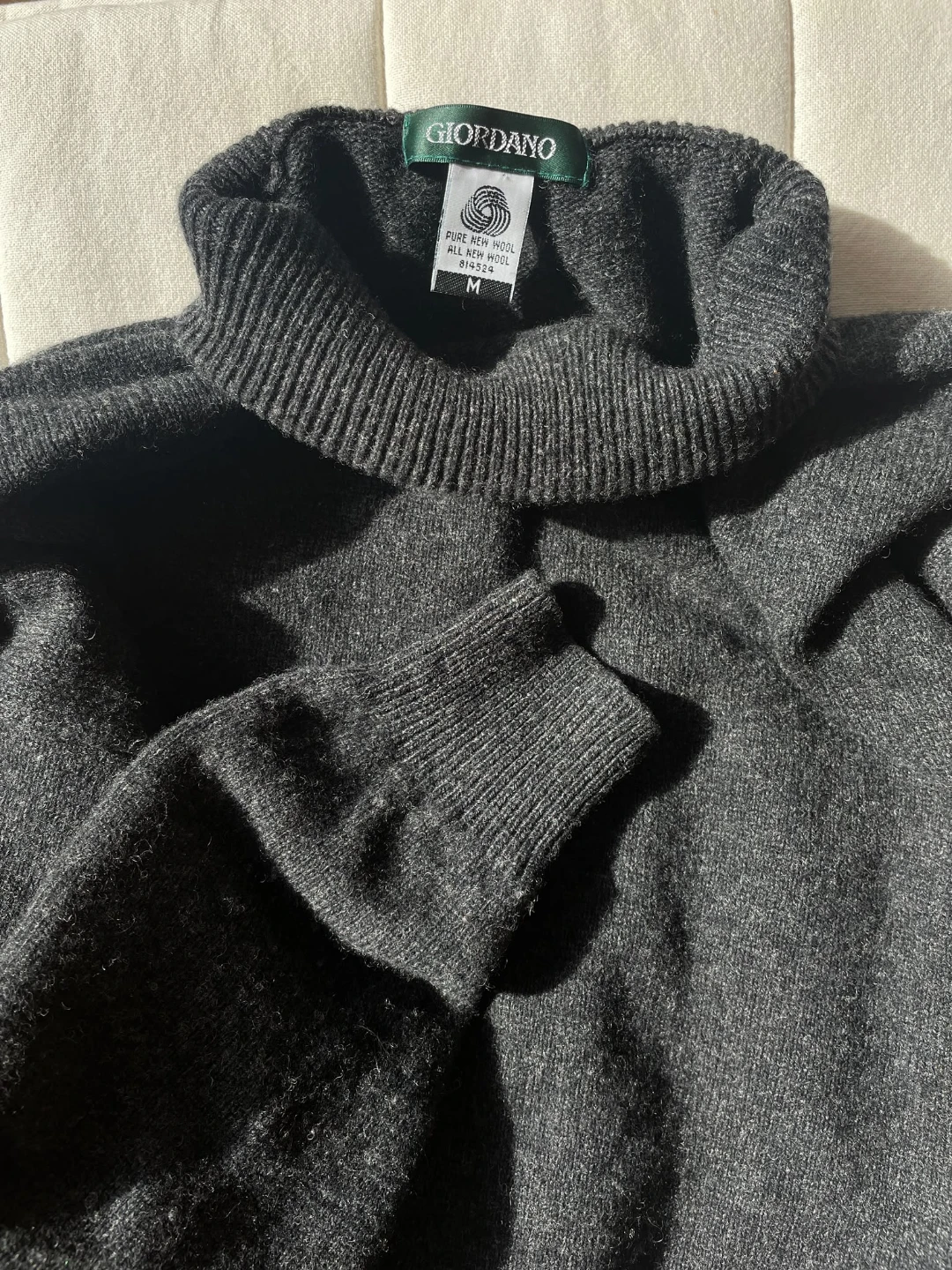 Giordano Pure New Wool Mock Neck Sweater - photo 2