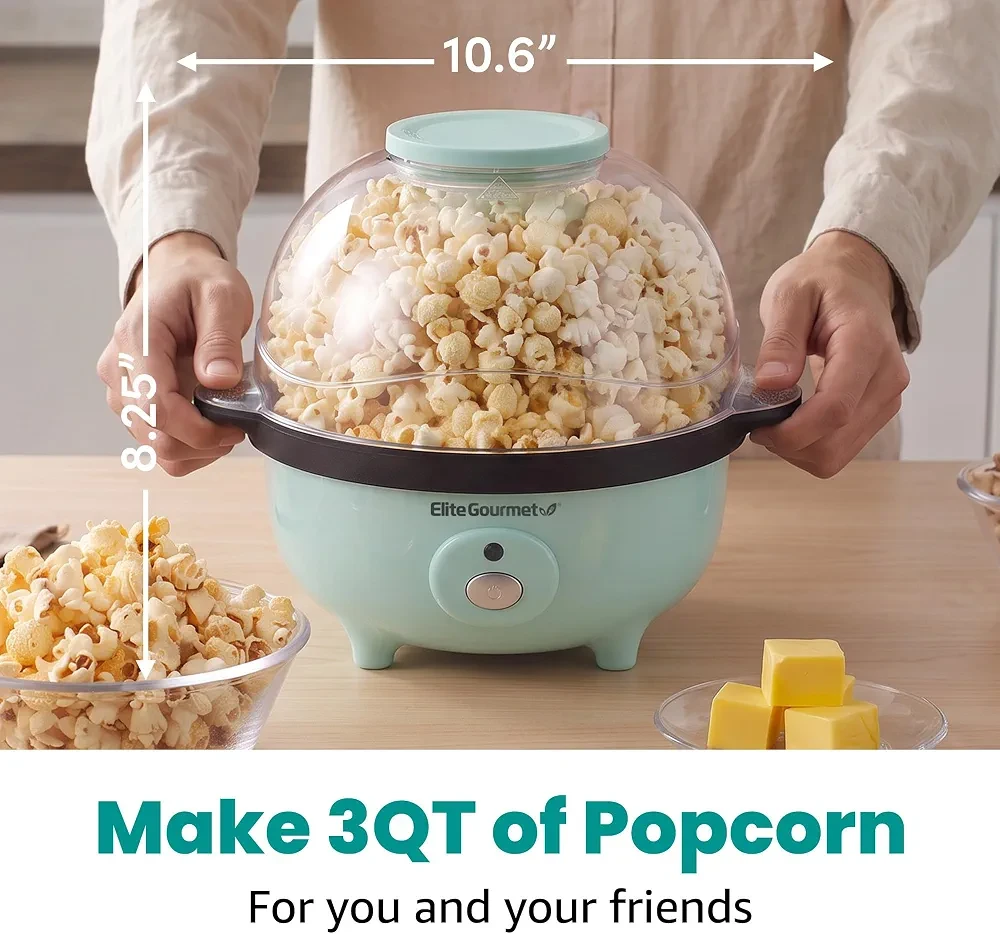 Elite Gourmet 3QT Stirring Popcorn Maker - photo 5