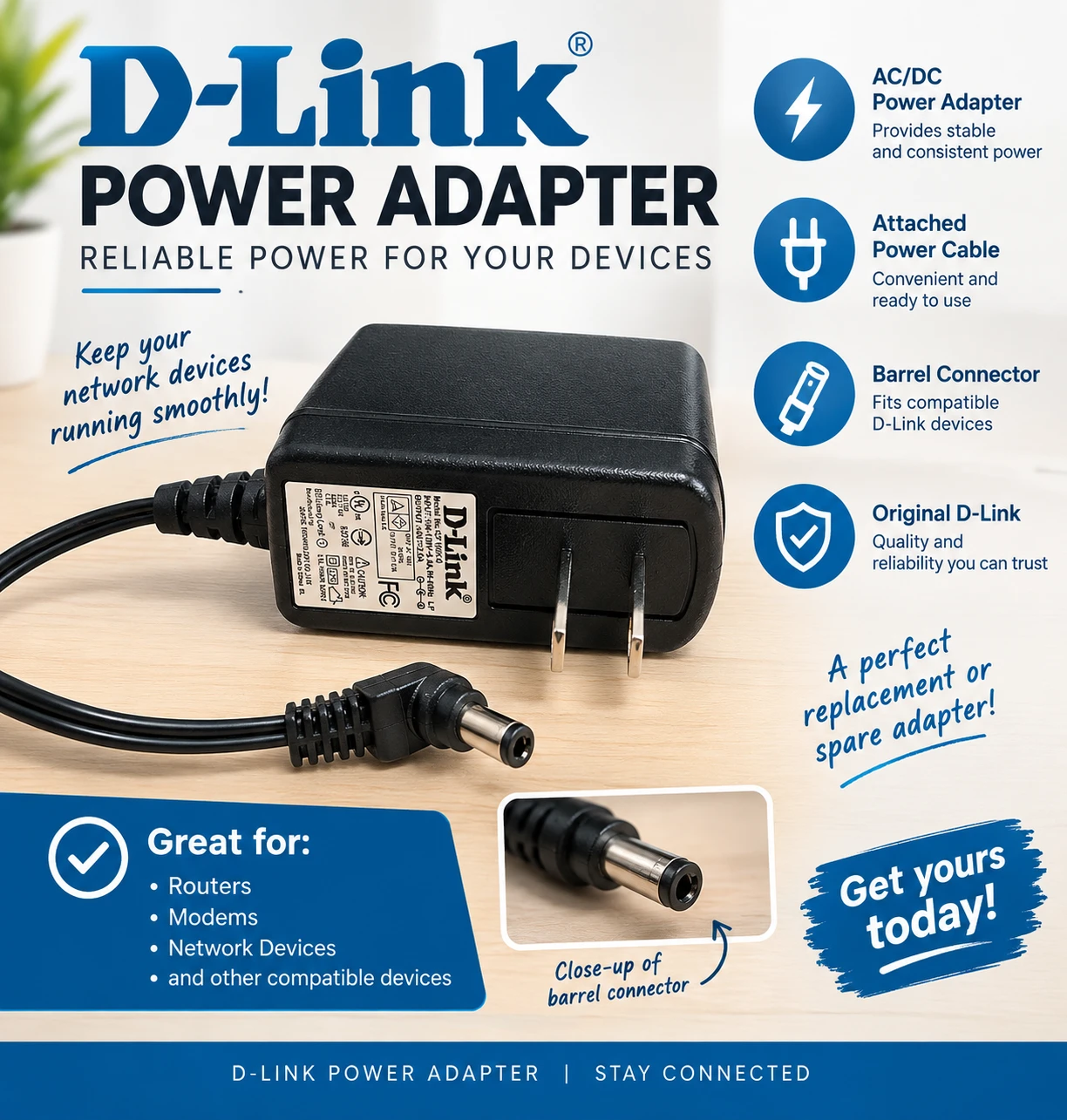 🔌D-Link Power Adapter🔌