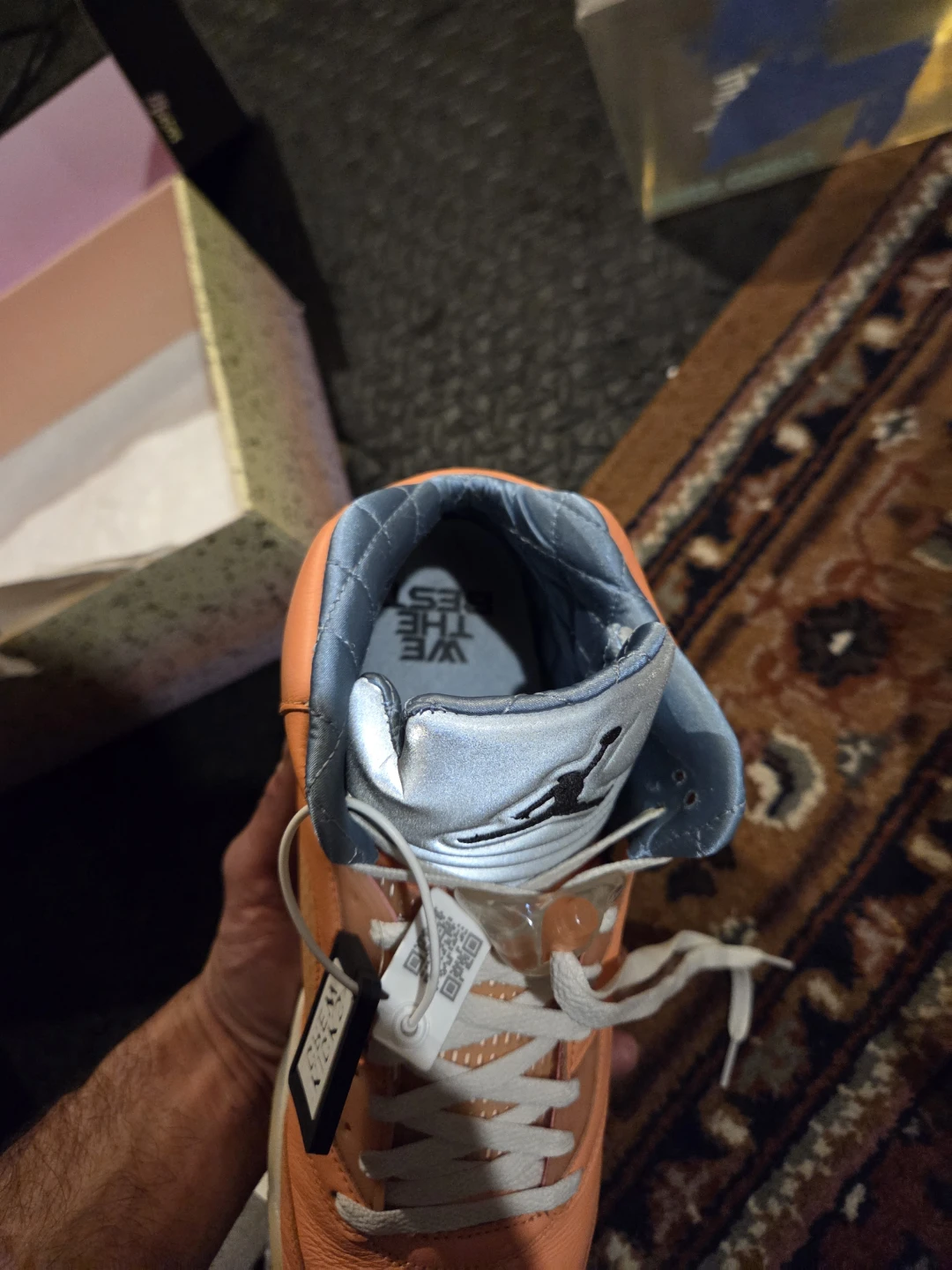 Air Jordan 5 Retro We The Best Crimson Bliss - photo 5