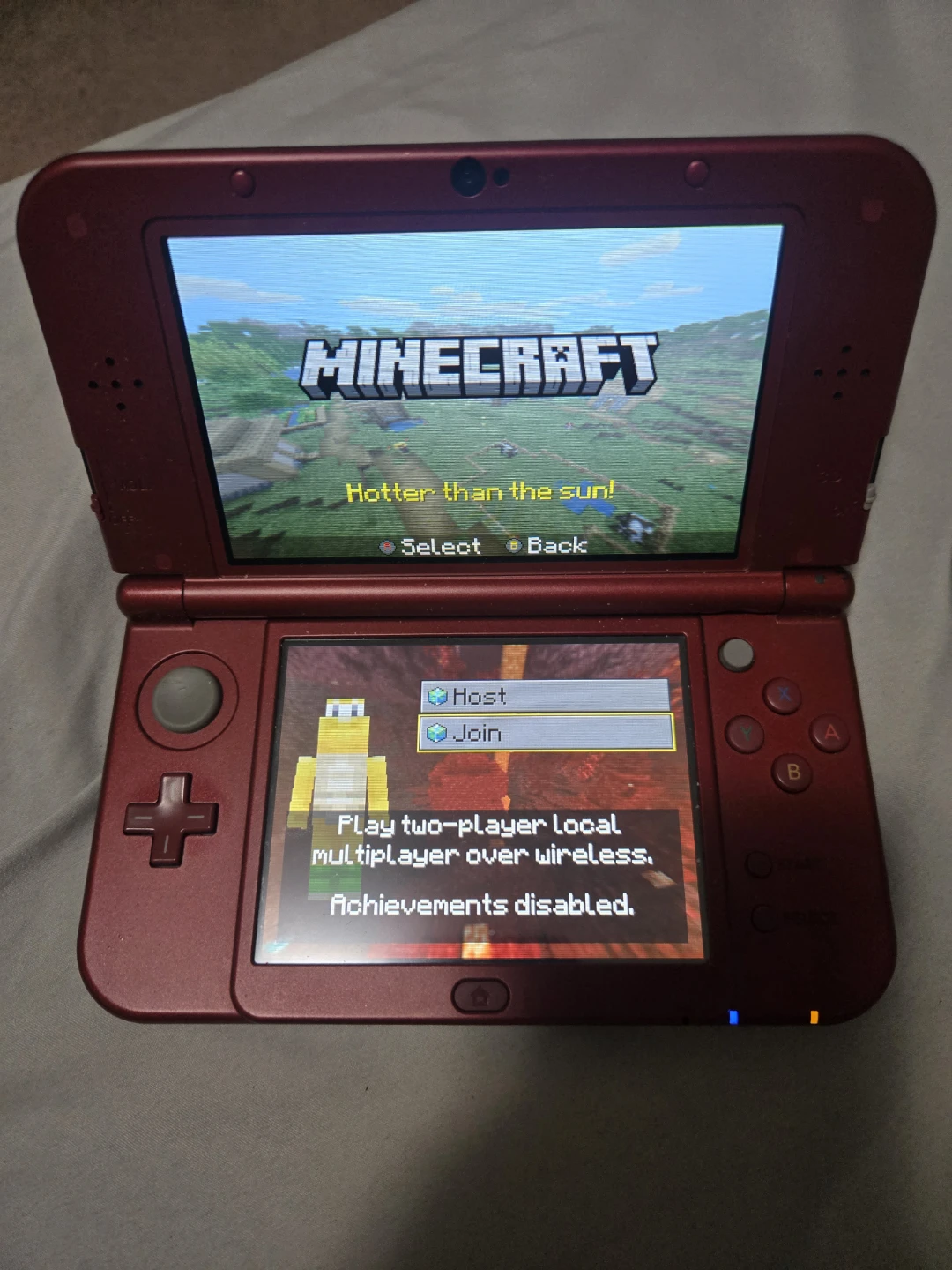 New Nintendo 3DS XL Red Modded