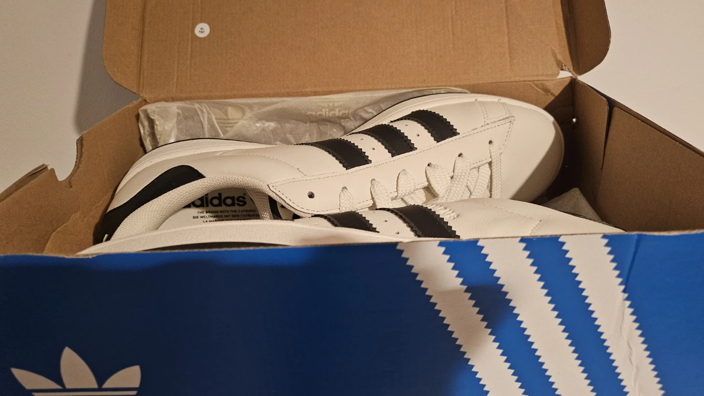 Adidas Campus 00s White and Black Sneakers