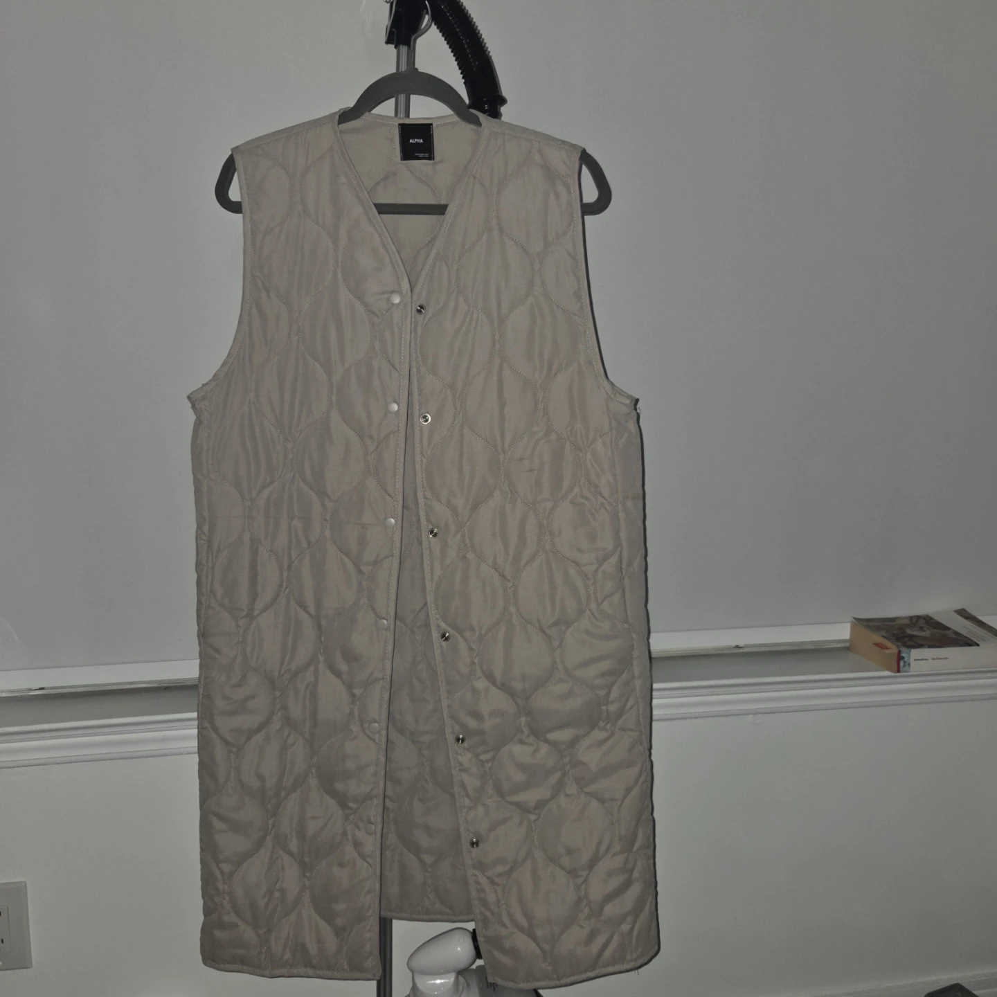 Alpha Quilted Long Vest