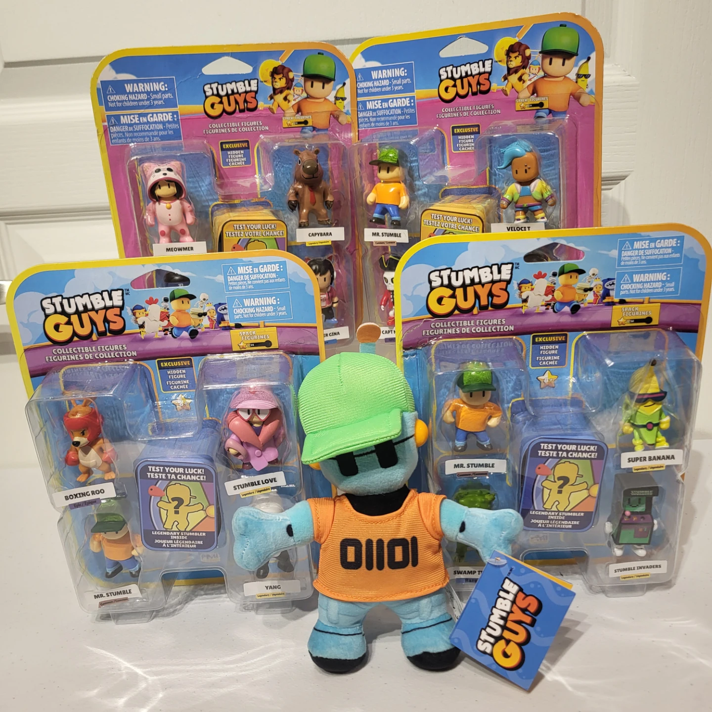 Stumble Guys 5-Pack Collectible Figures and Plush