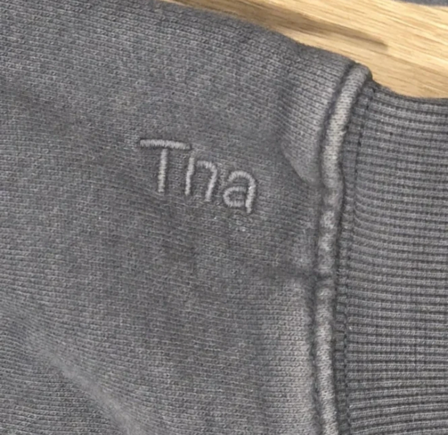 TNA CozyAF Fleece Navy Cropped Zip-Up Sweater - Size Small - photo 3