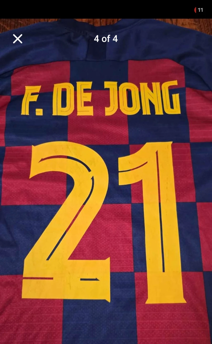 De Jong #21 Barcelona jersey - photo 3