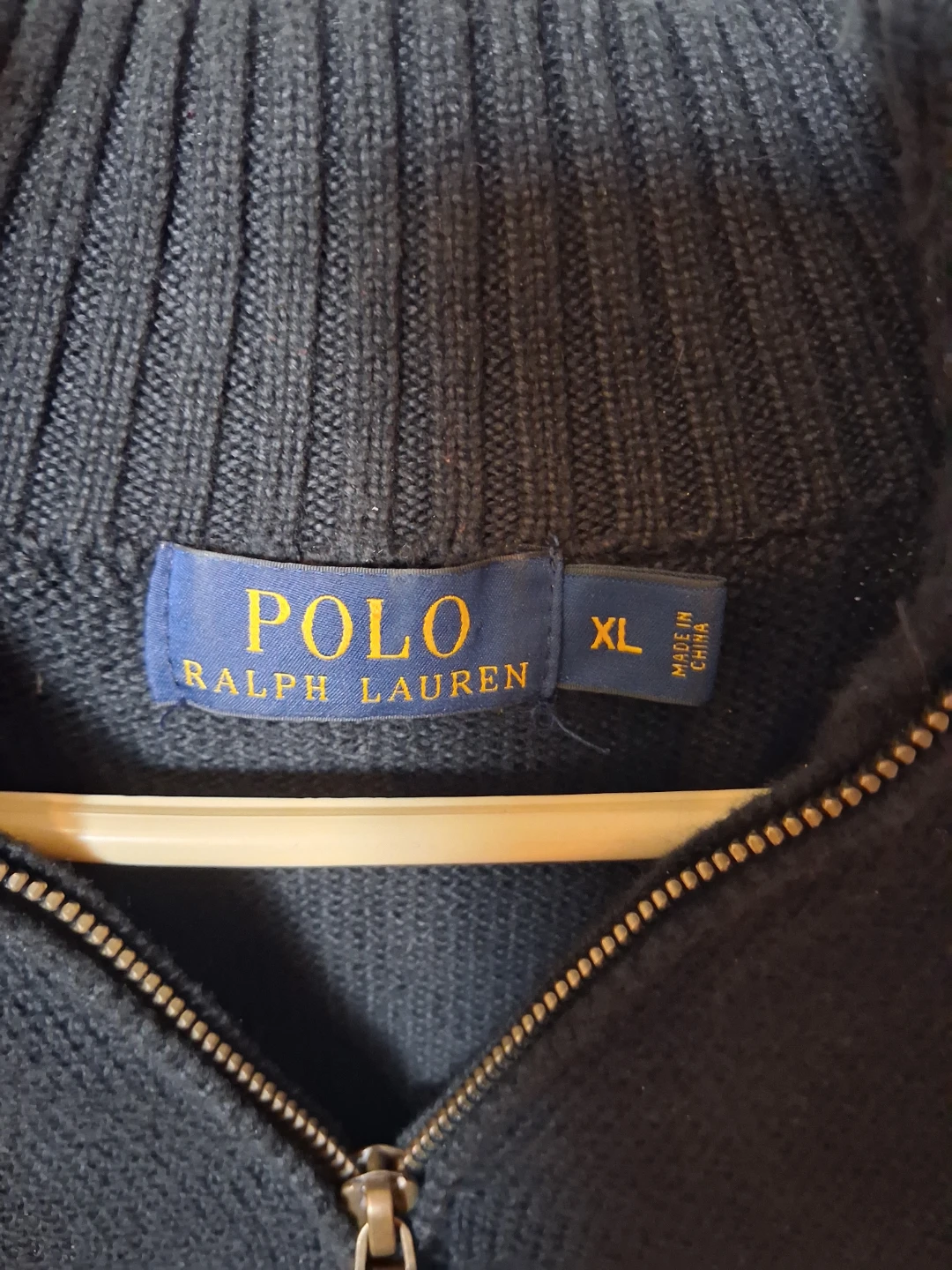 Polo Ralph Lauren Black Quarter-Zip Sweater - photo 2