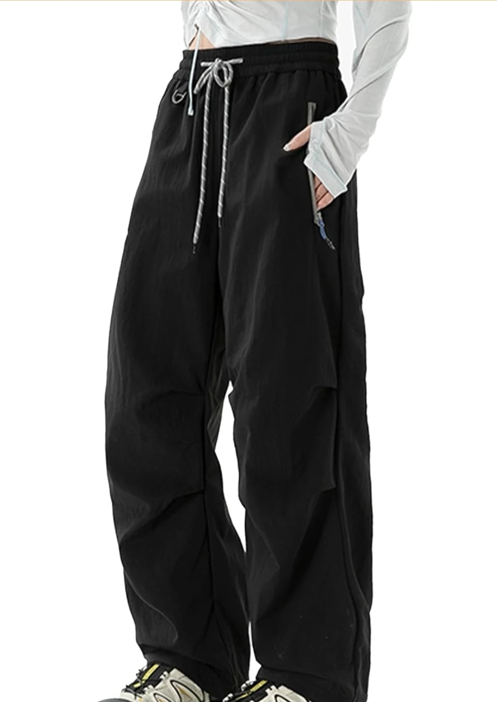 Black Casual Cargo Pants 2xl - photo 3