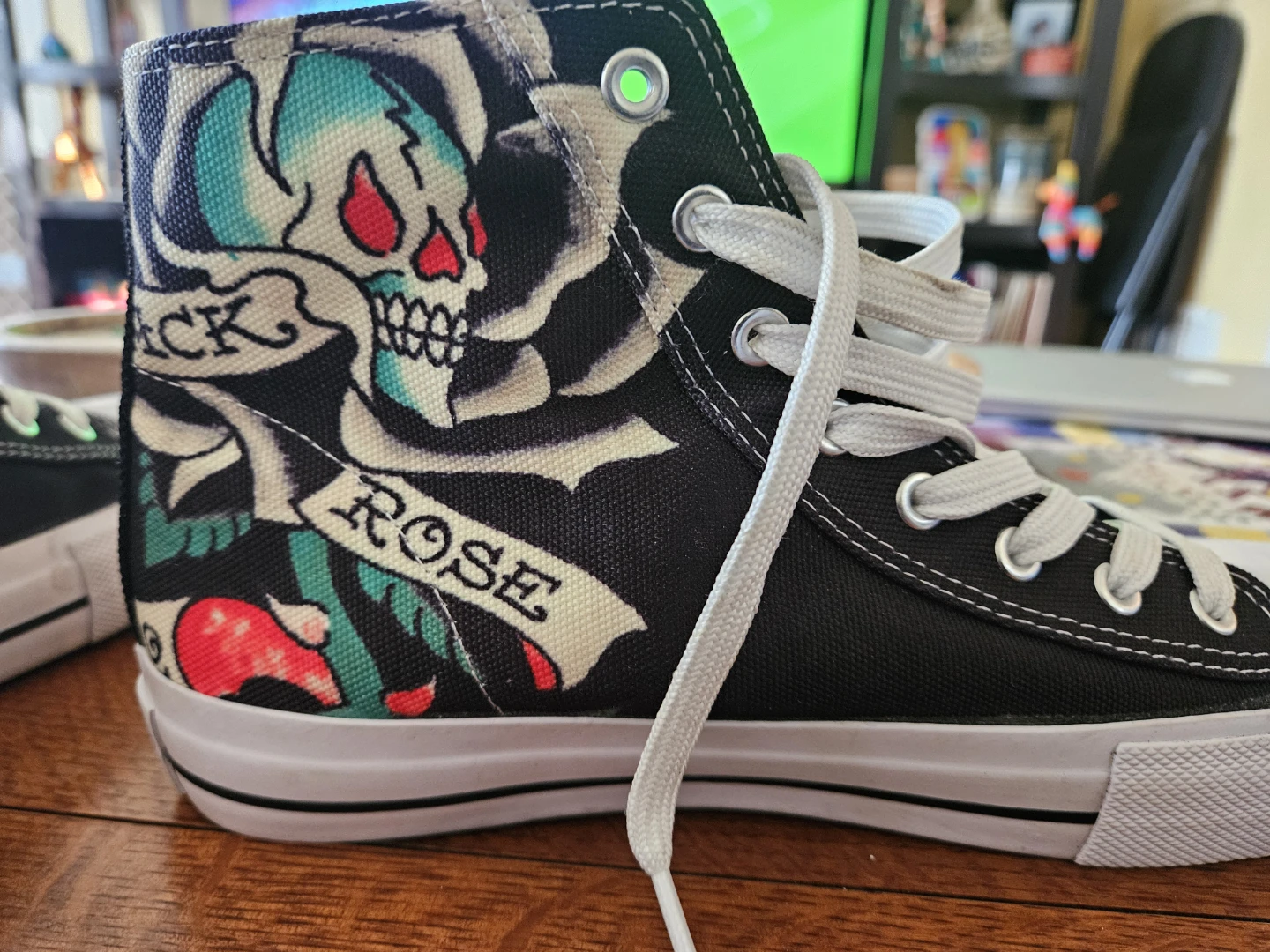 Ed Hardy High Top Canvas Sneakers - photo 4