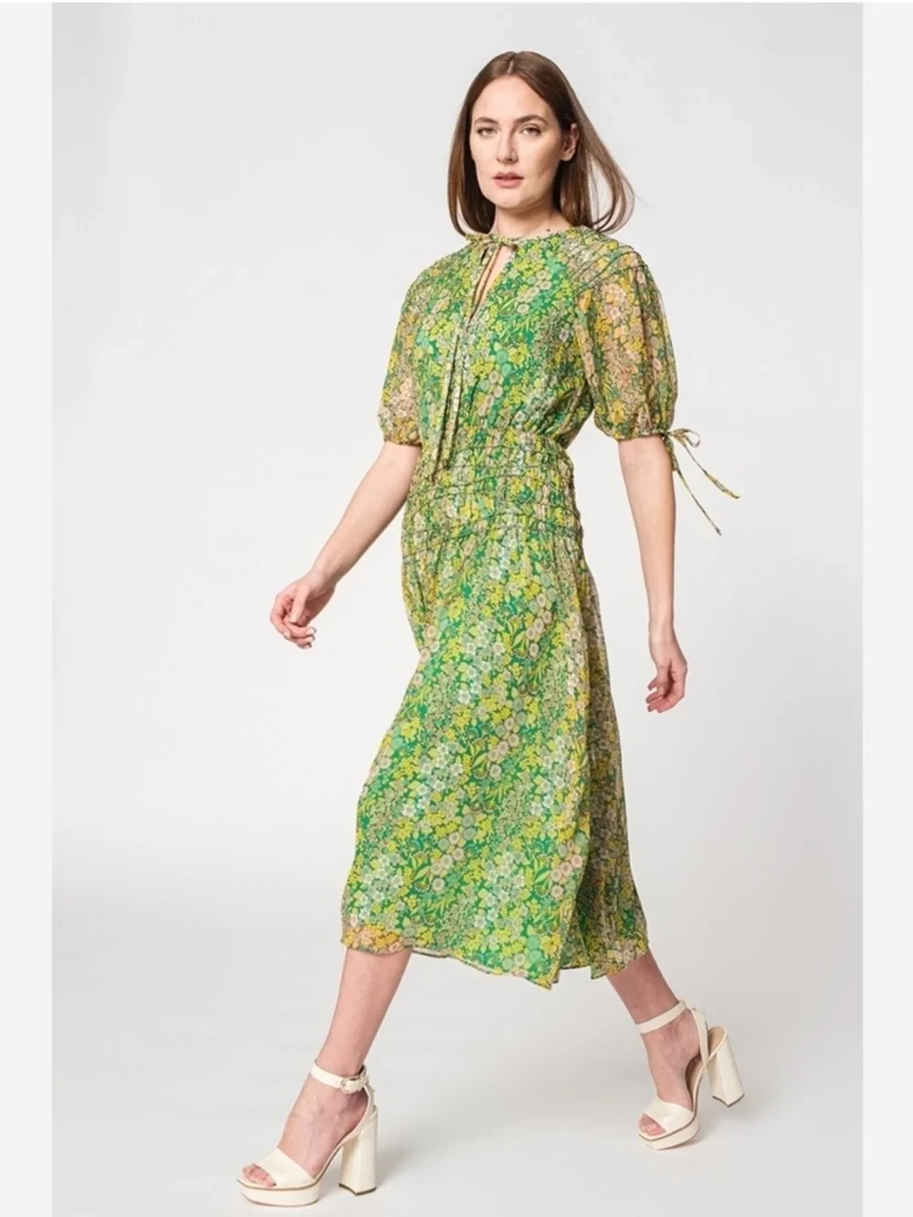 Ted Baker Floral Smocked Midi Dress - photo 2