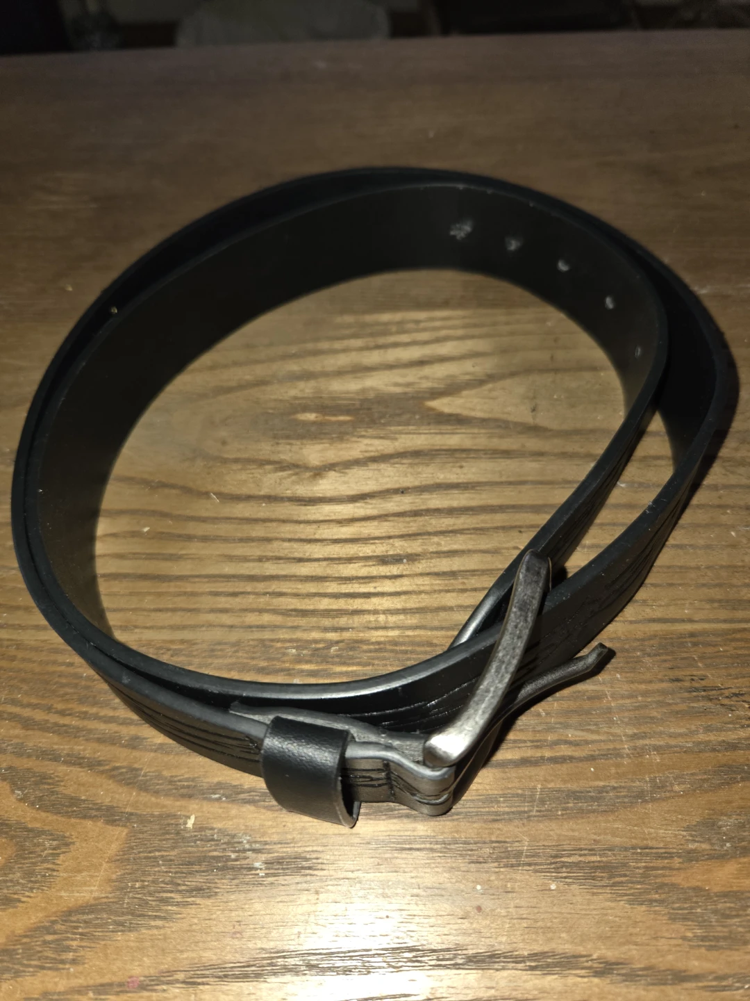 Black Man-made Material Belt Size 42 - photo 4