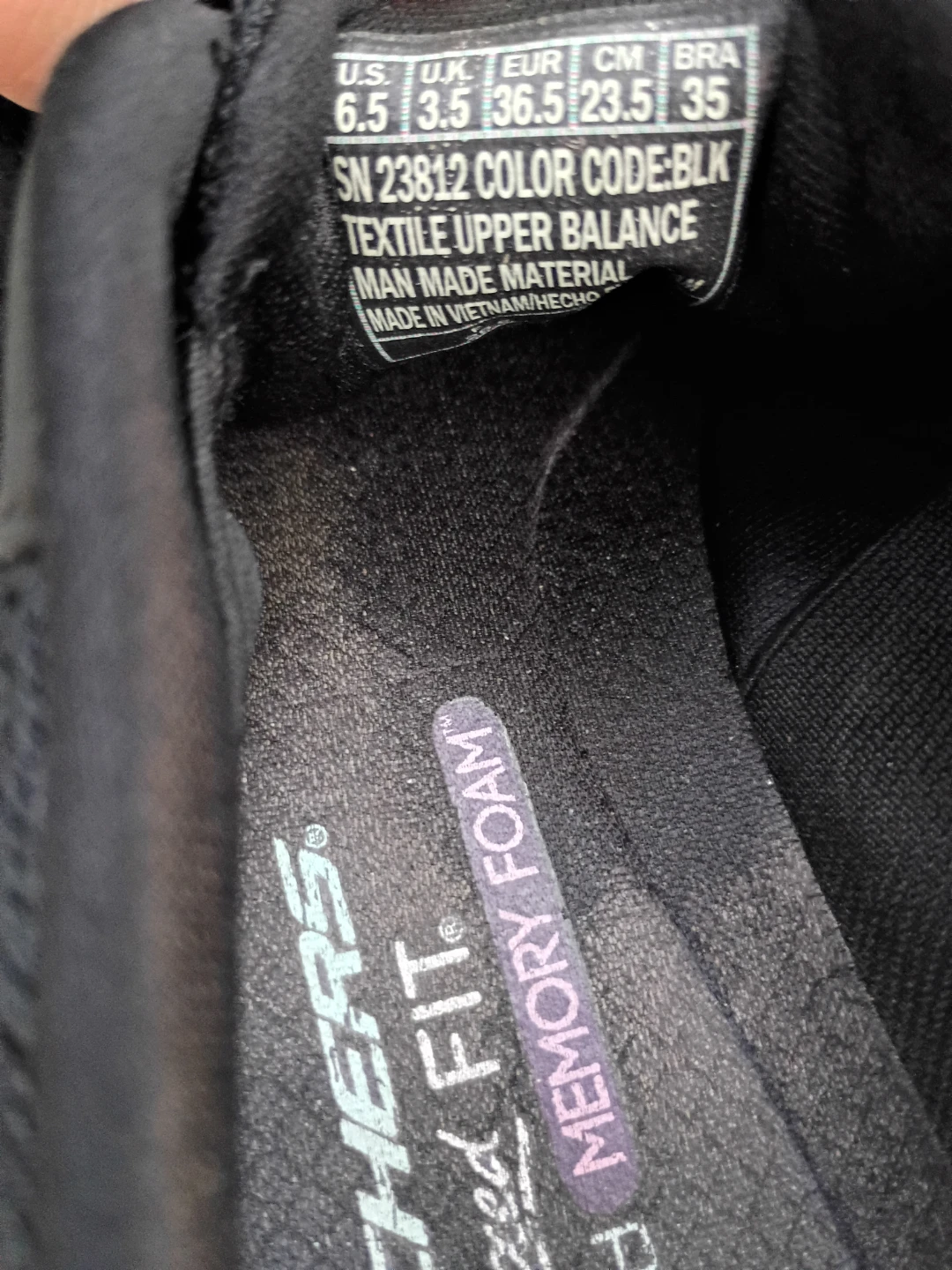 Skechers Relaxed Fit Sneakers Black Size 6.5 - photo 3