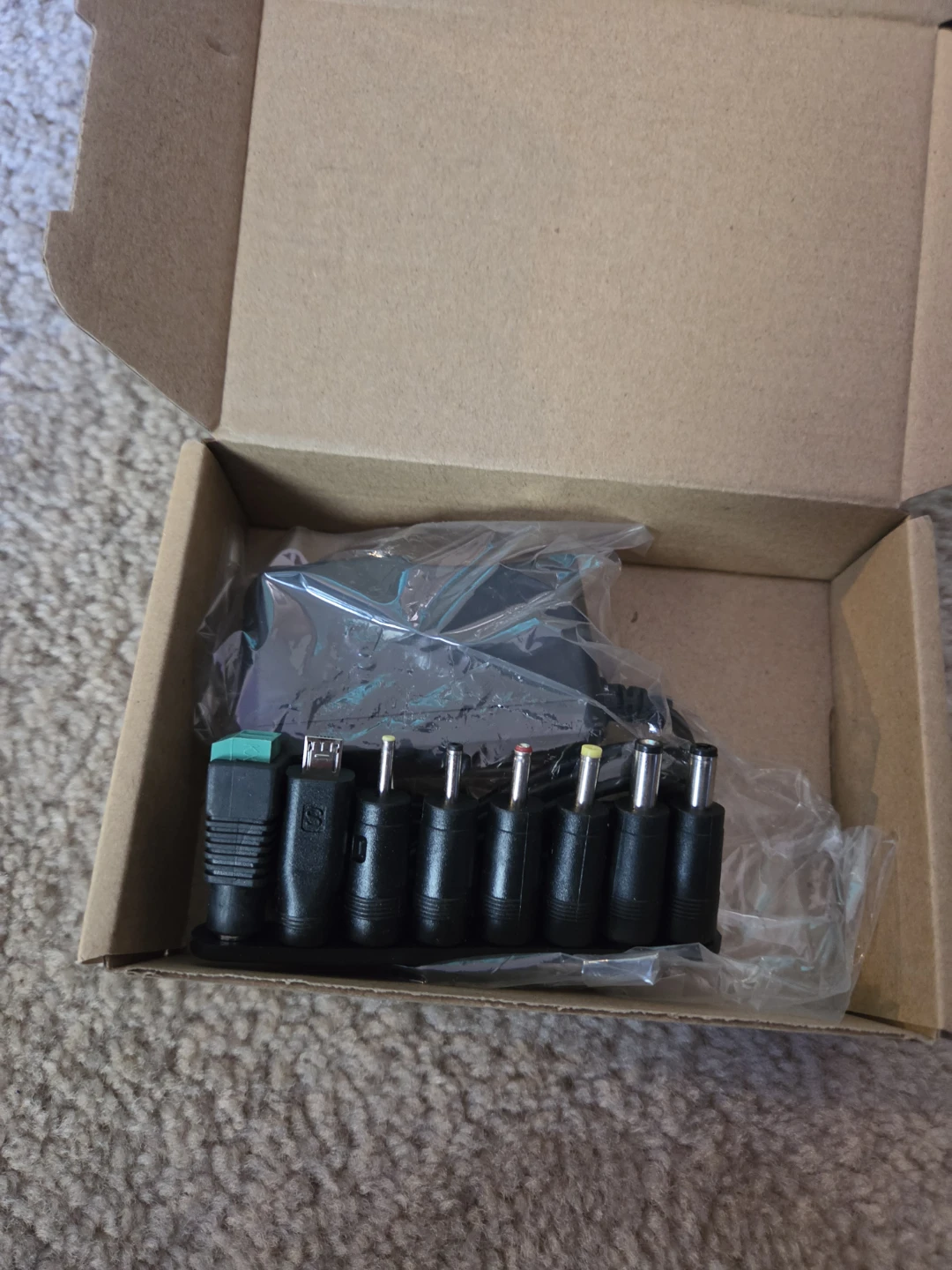 Universal Power Adapter with 8 Interchangeable Tips