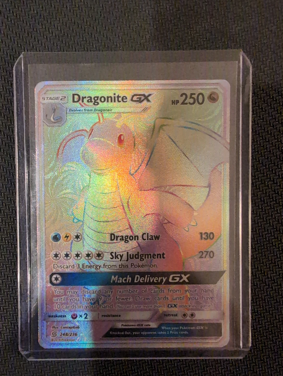Dragonite GX Unified Minds Secret Rare 248/236 - Pokemon - photo 5