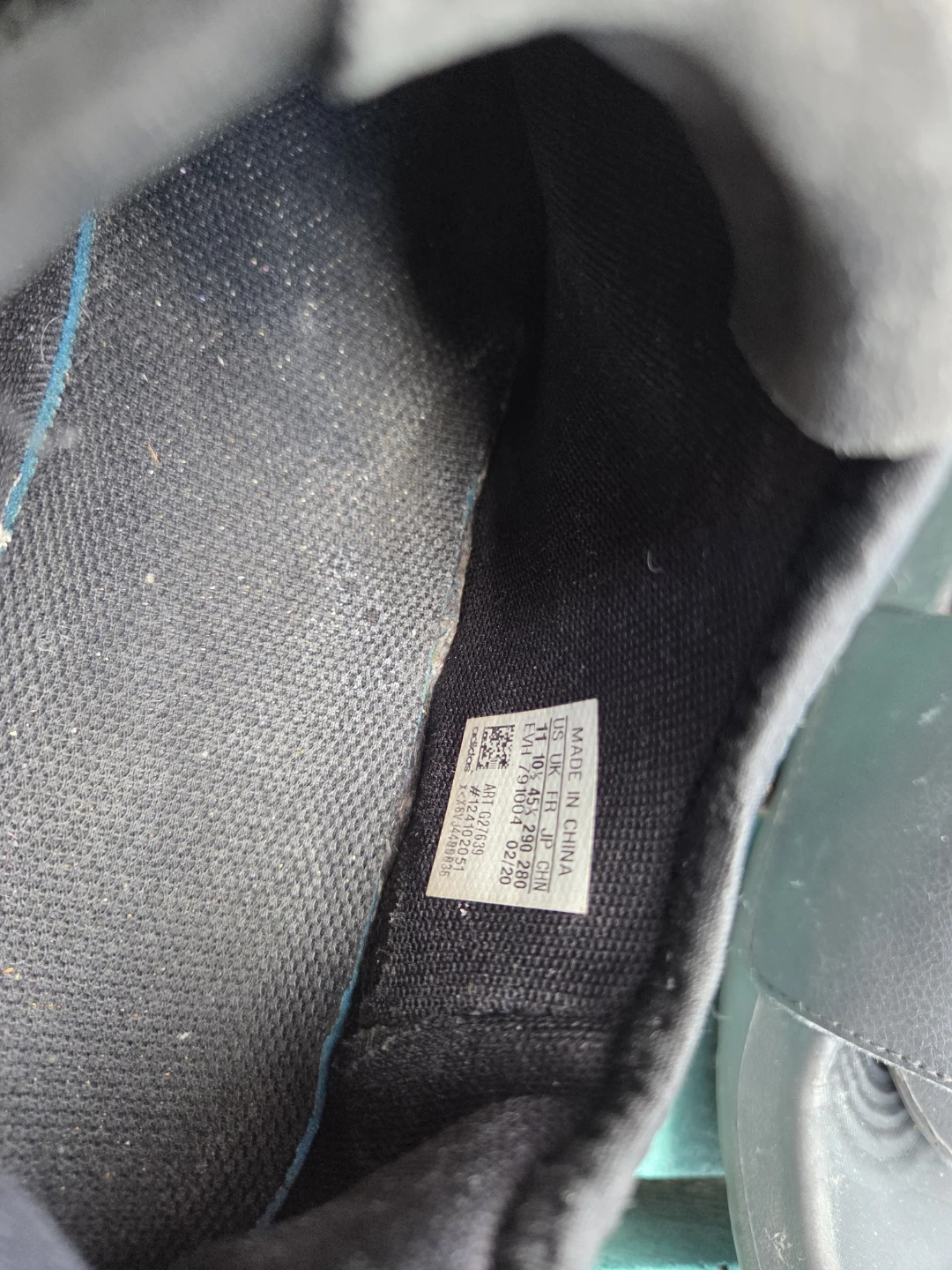Adidas Black Sneakers US 11 - photo 3