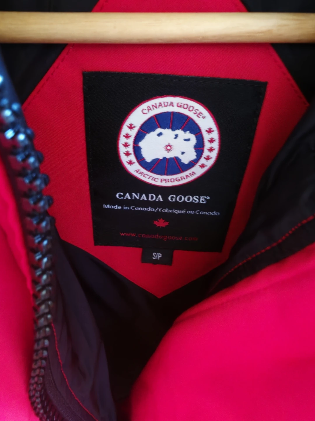 Canada Goose Lorette Red Parka Jacket S/P