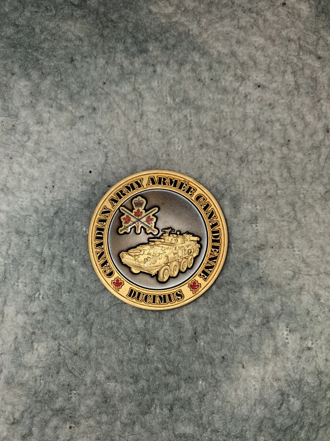 Canadian Army Challenge Coin