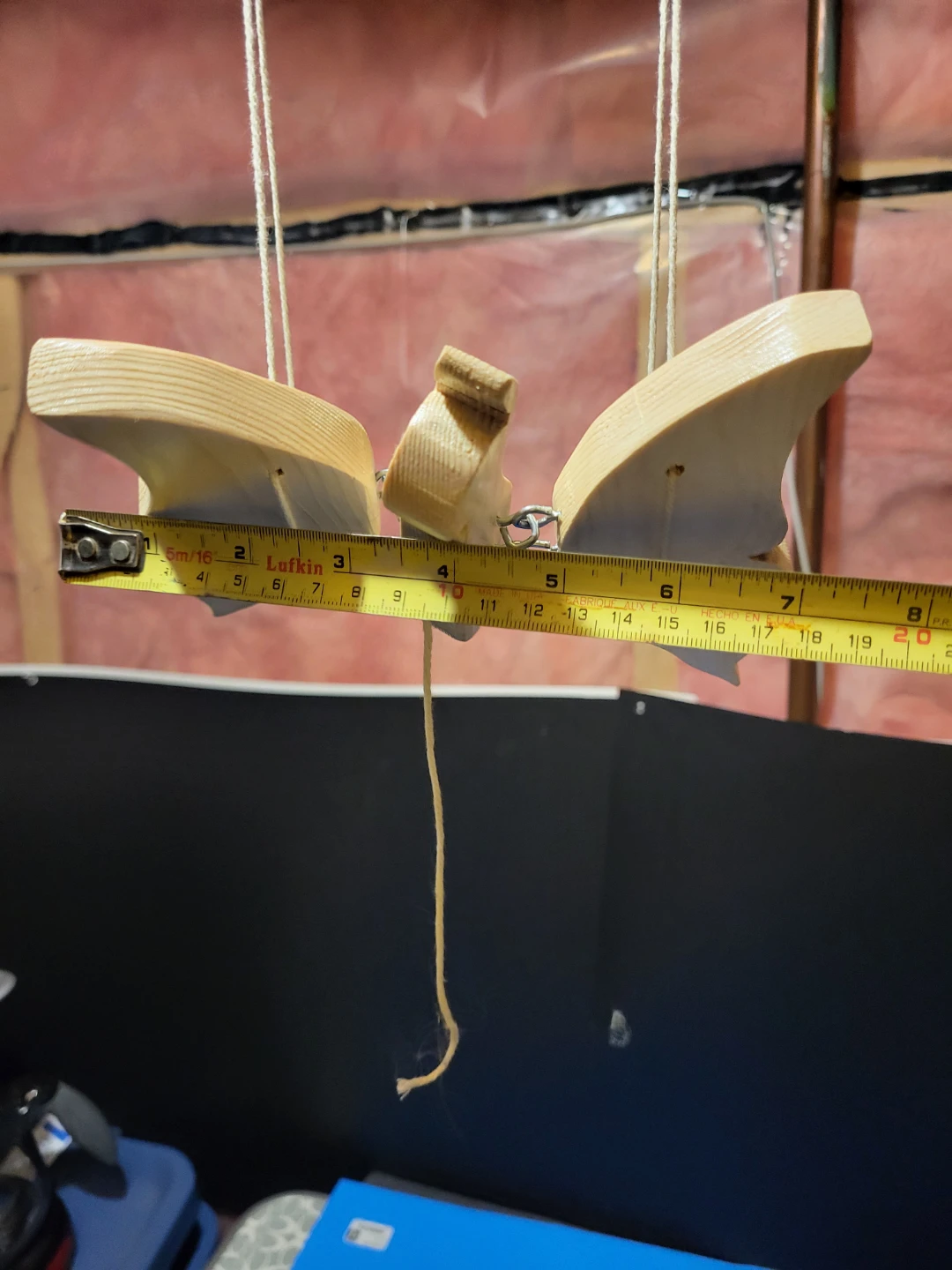 Handcrafted Wooden Butterfly Mobile - photo 4