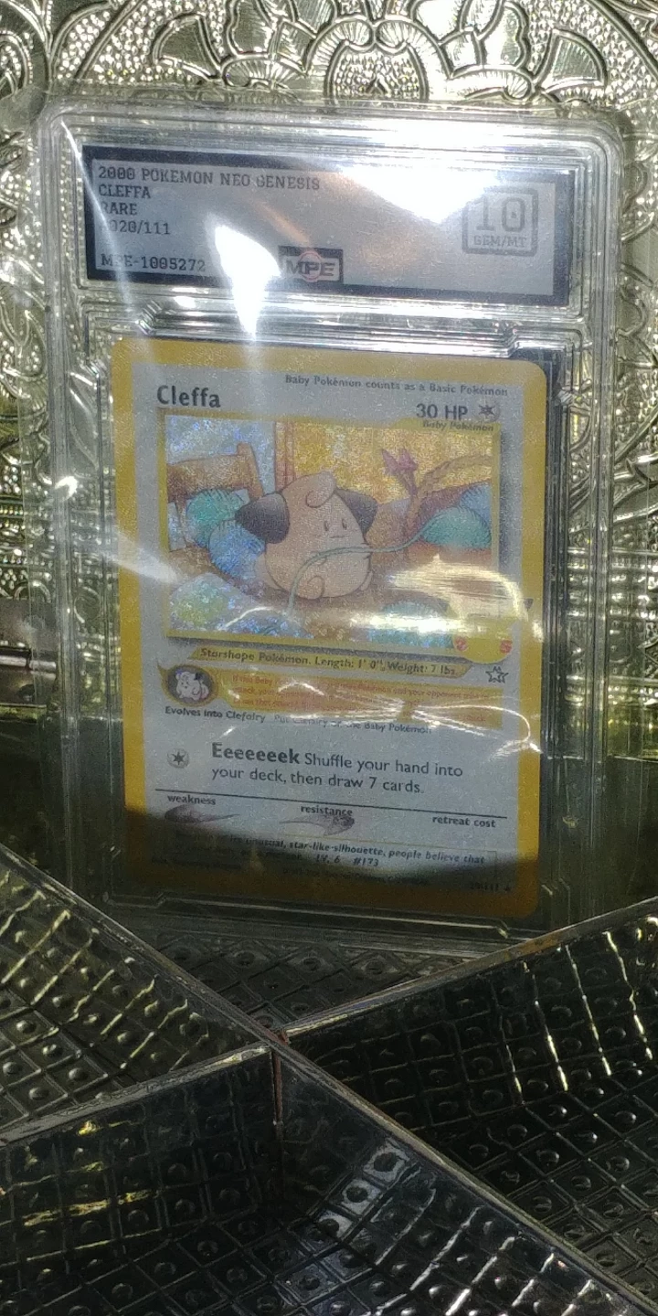 Rare Cleffa Pokemon 10 Gem Mint - photo 2