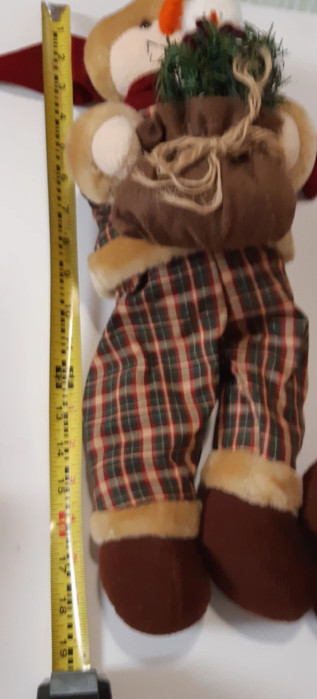 Set of two plush Christmas holiday shelf sitters - photo 5
