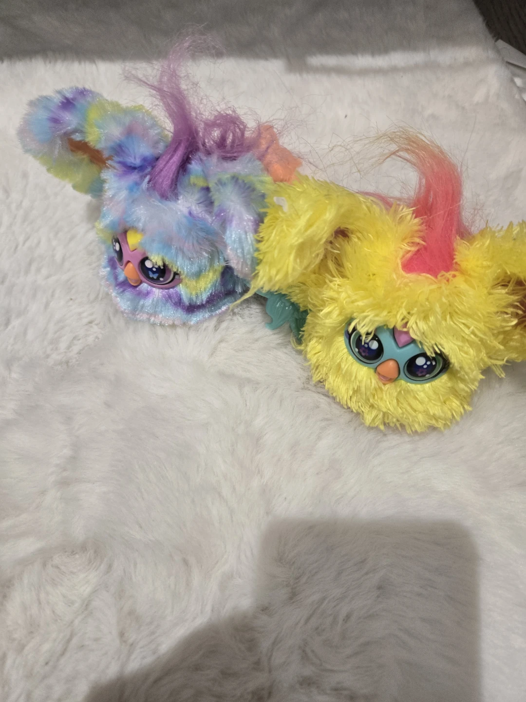Two Furby Furblets Mini Plush Toys
