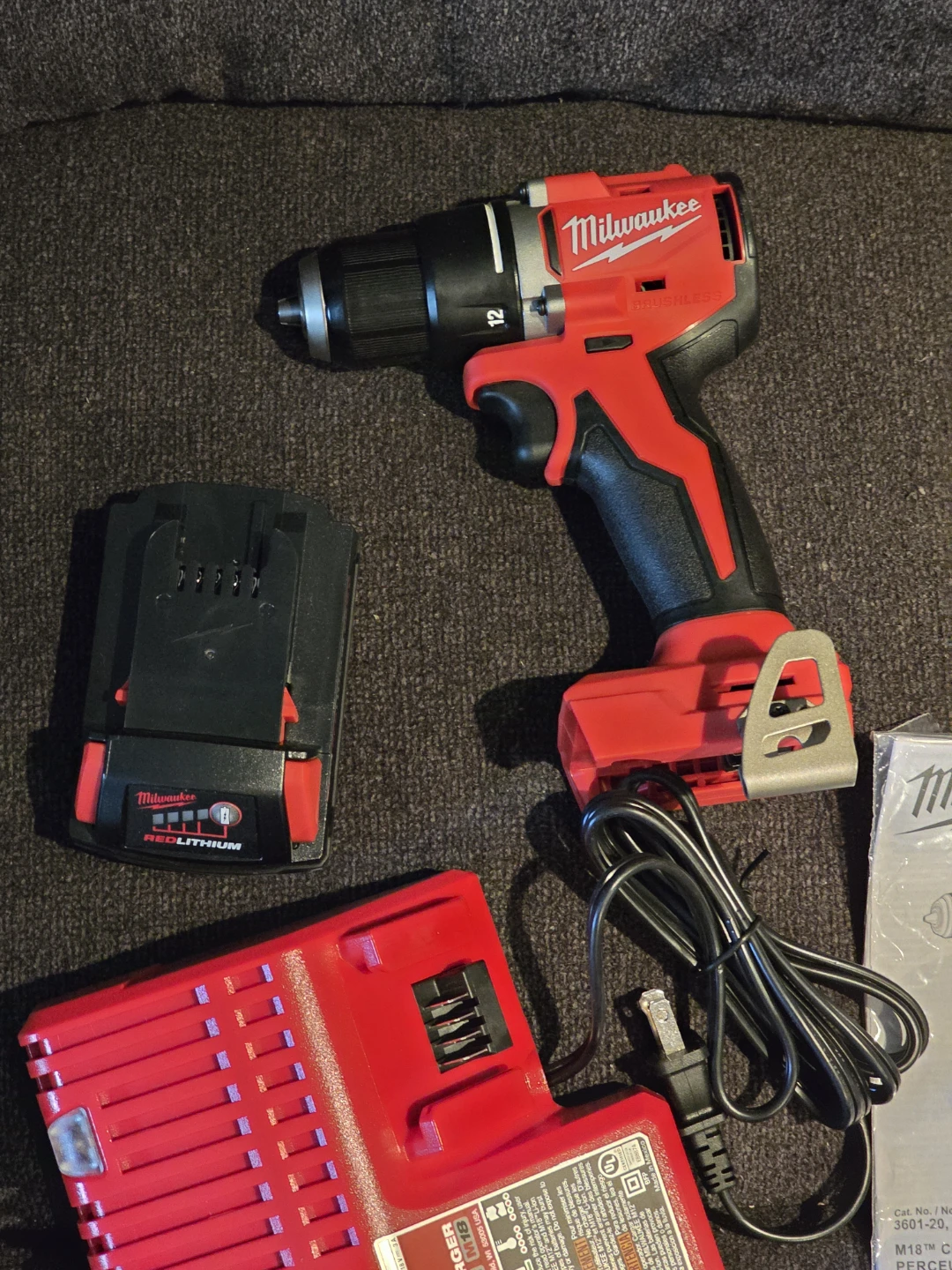 Milwaukee M18 Compact Brushless Drill/Driver Kit - photo 3