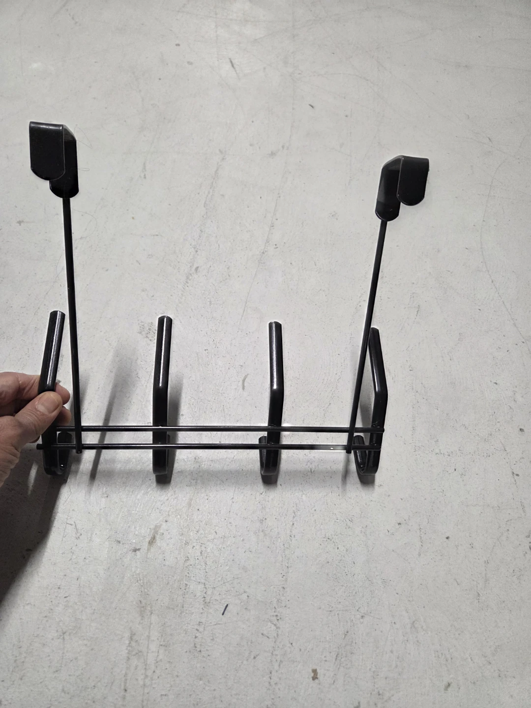 Black Over-the-Door Coat Rack - photo 3