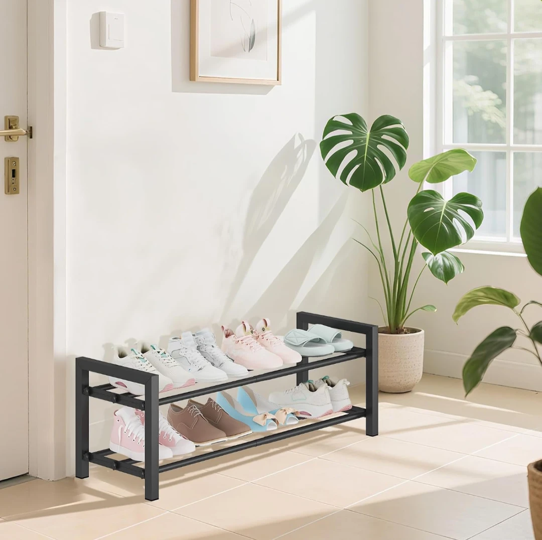 Expandable 2-Tier Shoe Rack - photo 2