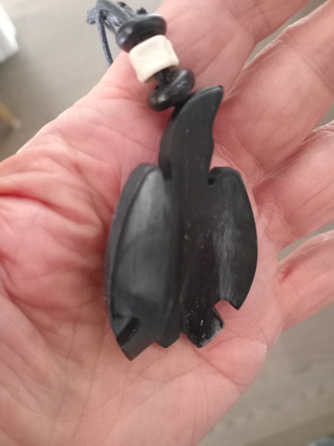 Hand-carved Turtle Pendant Necklace - photo 3