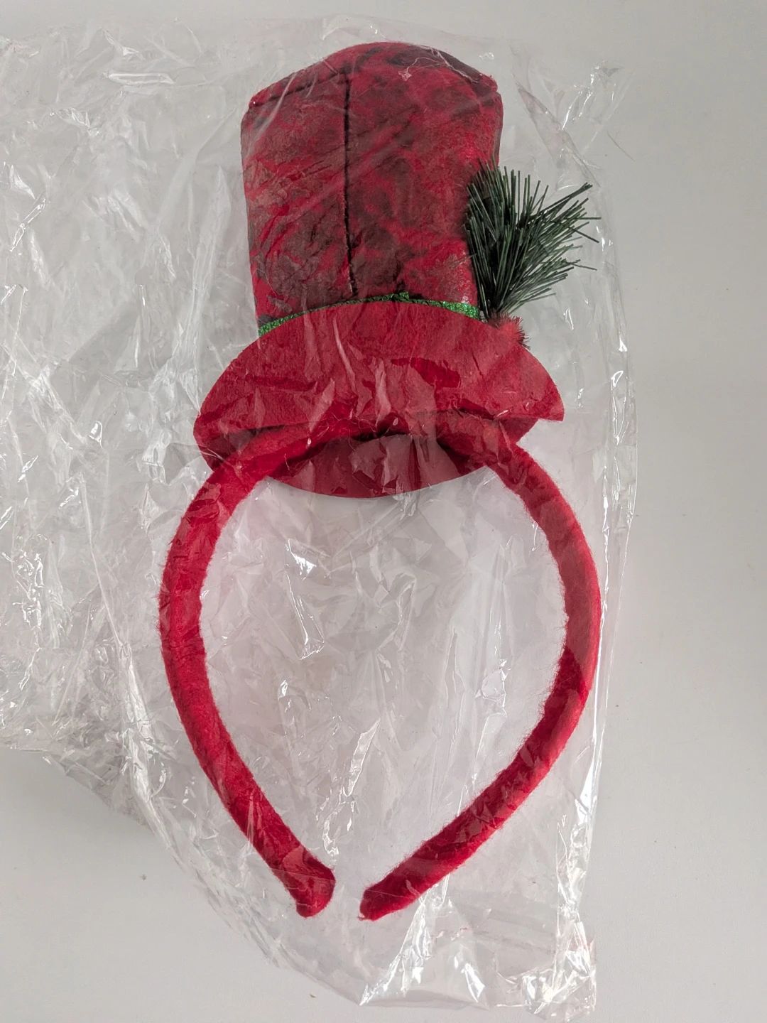 Red Christmas Top Hat Headband - photo 5