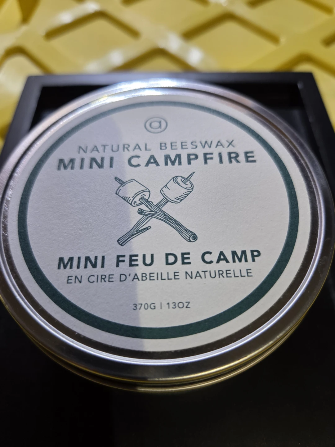Abeego Mini Campfire Natural Beeswax
