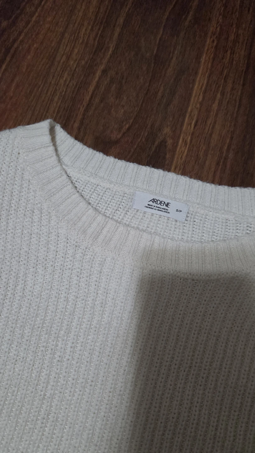 Ardene Cream Cropped Sweater - photo 3