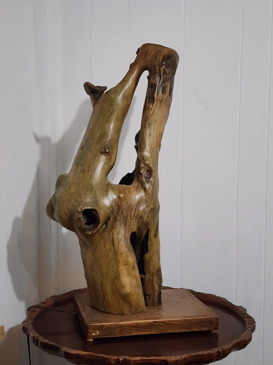 70's Wood Lamp - photo 2