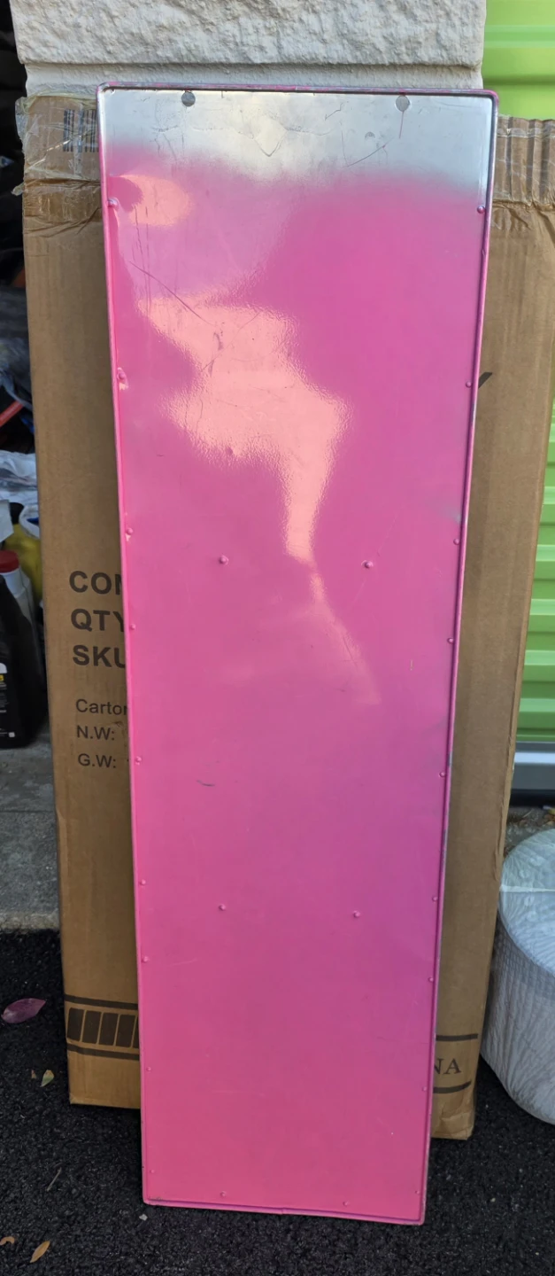 Pink Metal Wall Organizer with 3 Pockets - photo 2