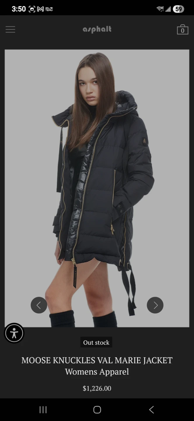 Moose Knuckles Val Marie Down Jacket