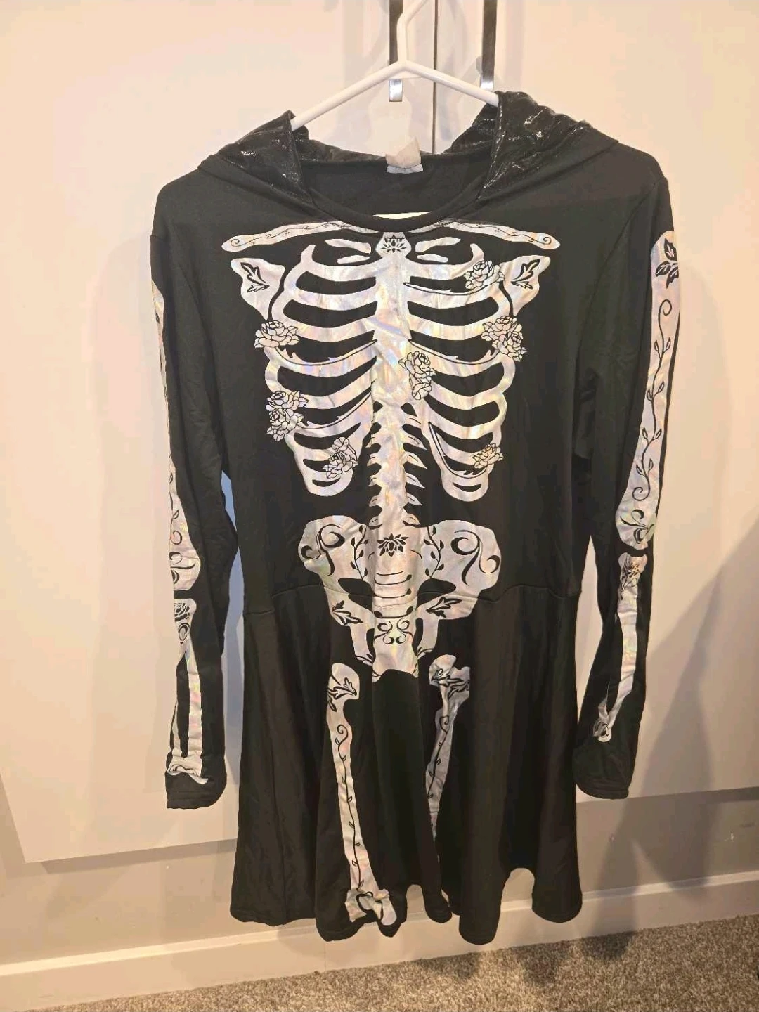 Women's Skeleton Dress Costume - photo 2