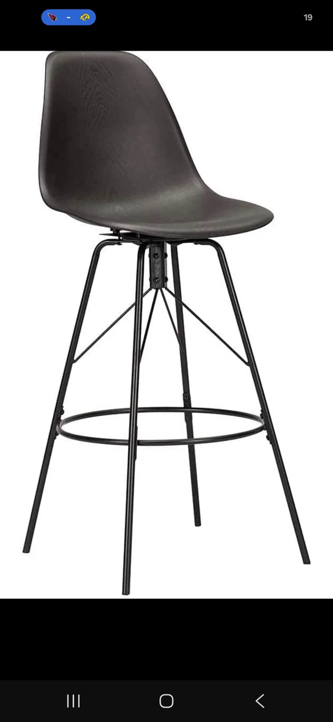 4 bar height Swivel Bar Stool - photo 3
