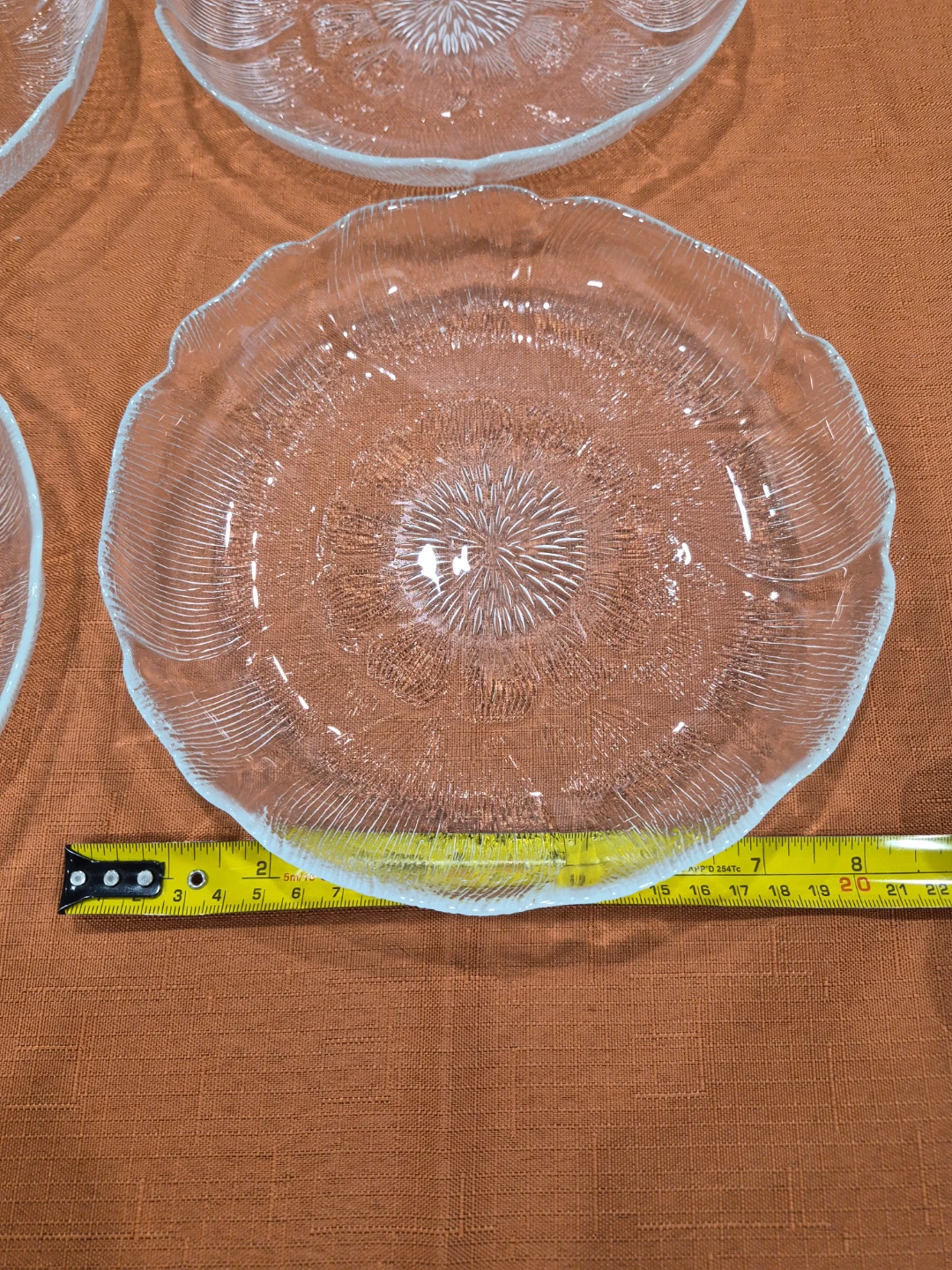 4 glass Plates and Corelle mugs - photo 2
