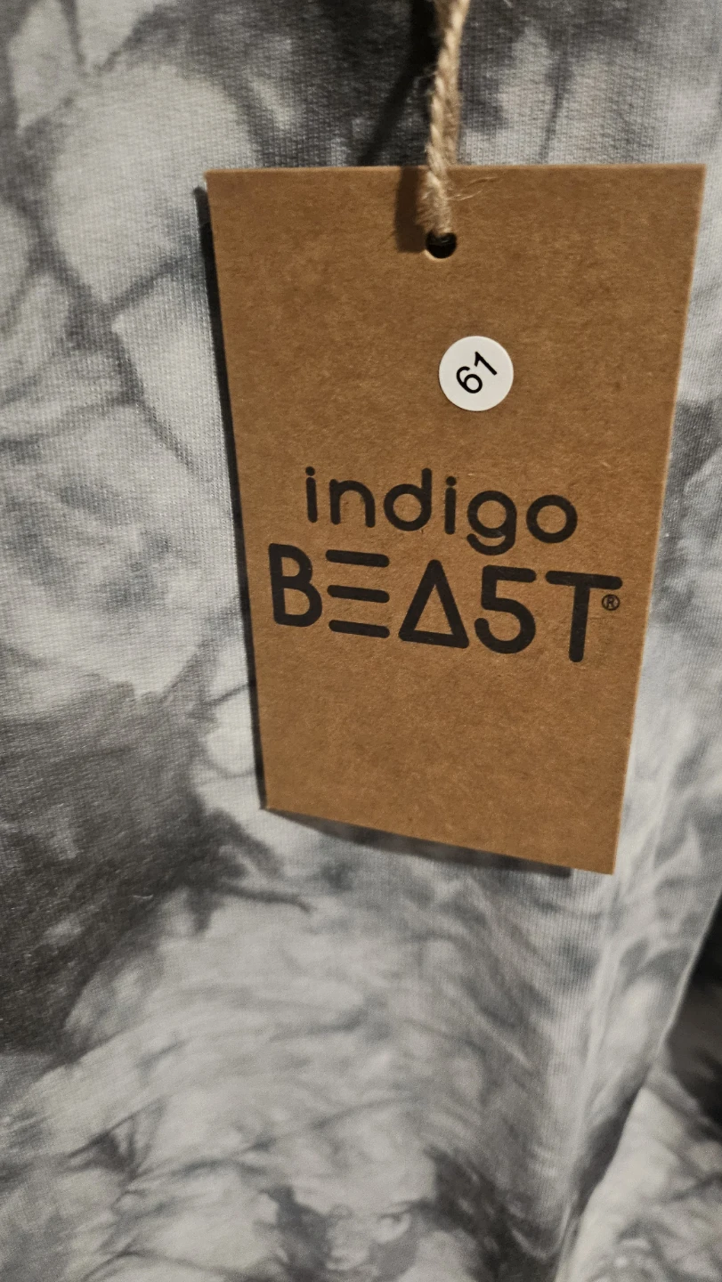 Indigo Beast Zip-Up Hoodie Black/White - photo 2