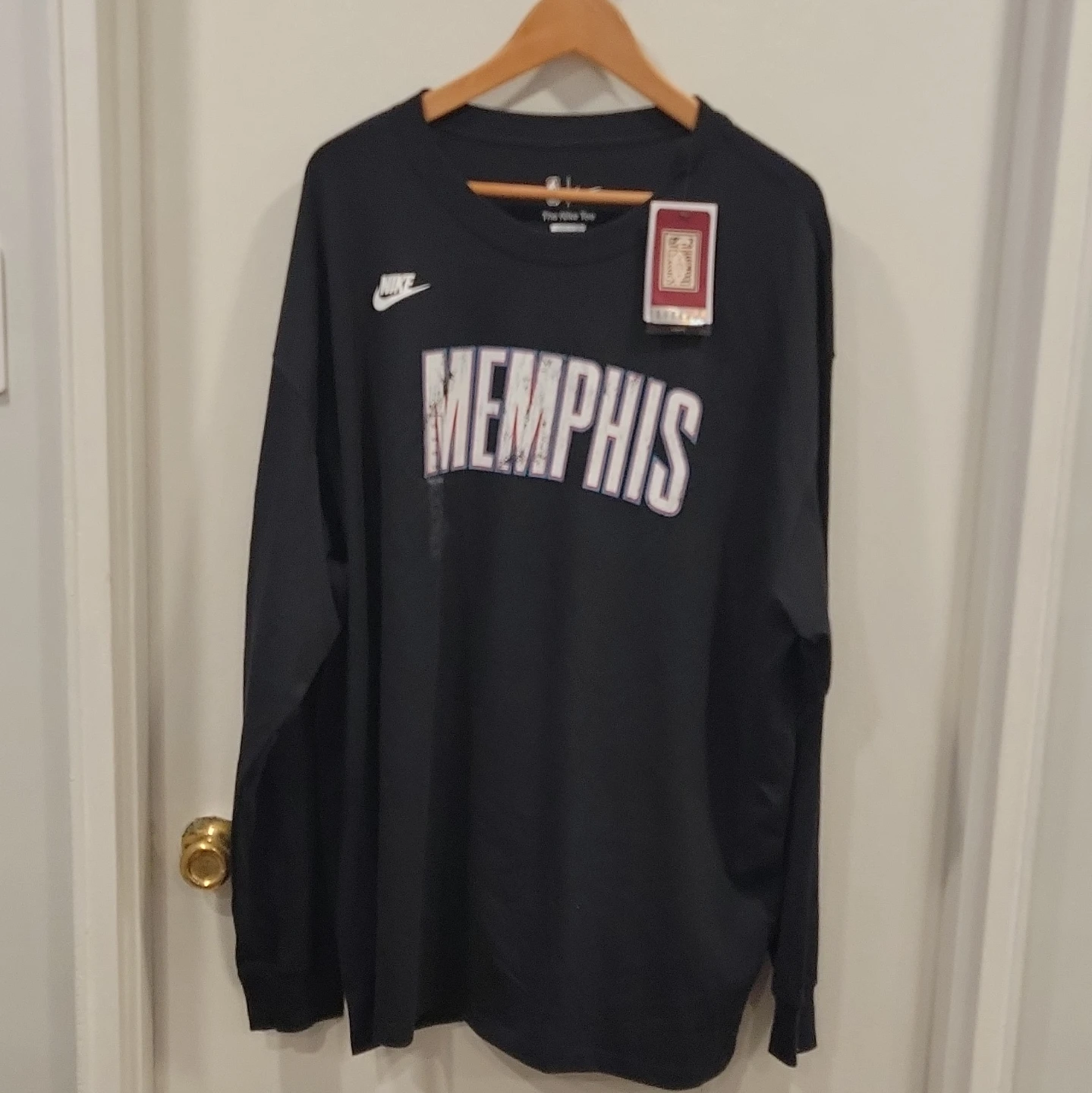 Nike Memphis Hardwood Classics Long Sleeve Tee - photo 3