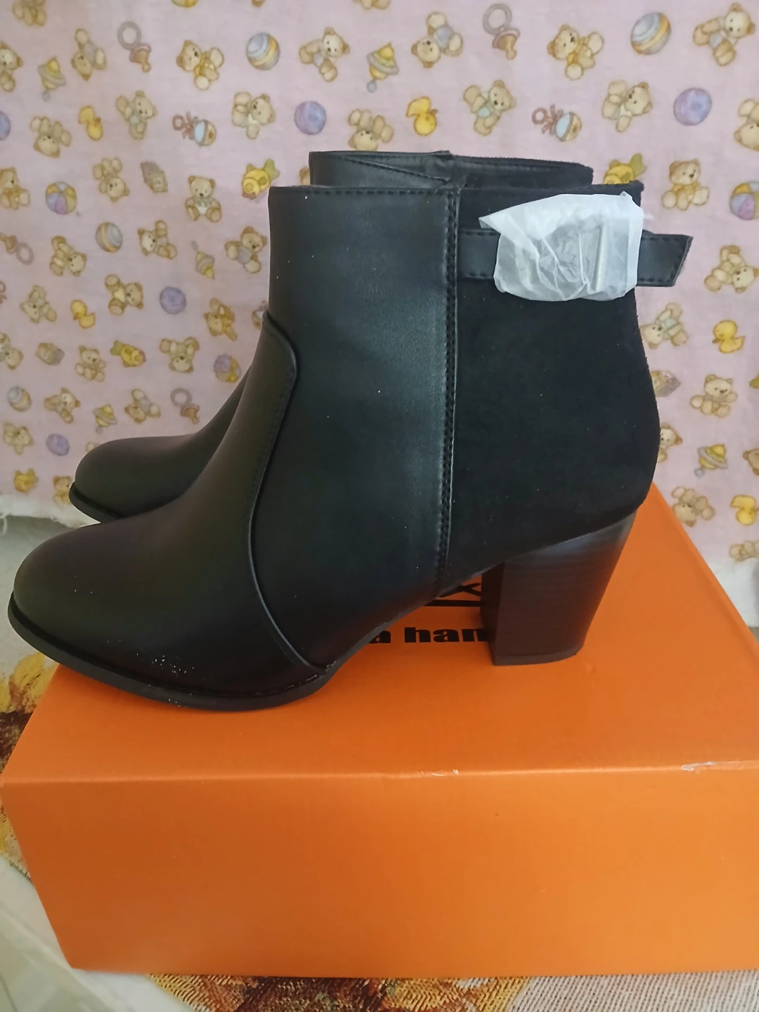 Bella Hanna Margaret 01 Black Ankle Boots Size 9 - photo 2