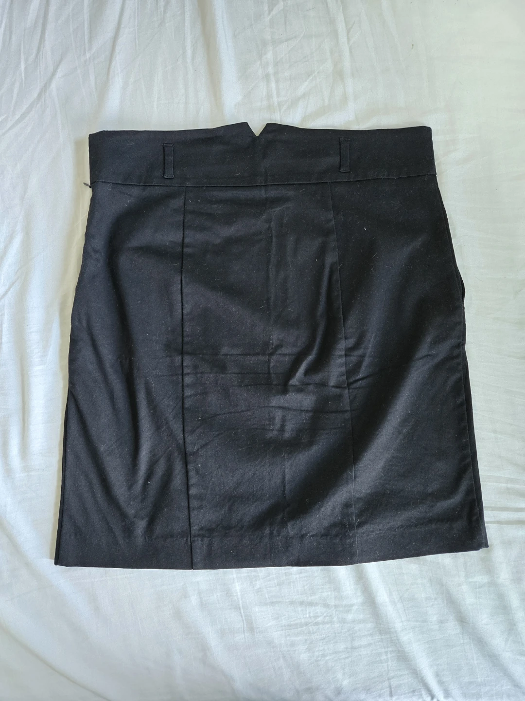 Beautiful Zara Basic Black Mini Skirt with Pockets - Size M - photo 3